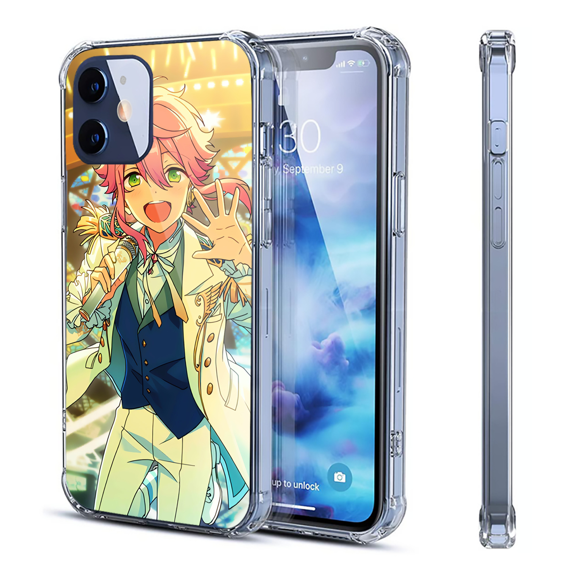 （画像用） あんさんぶるスターズ! Ensemble Stars 【iPhone 12シリーズ対応】透明スマホケース（クリアソフトケース）